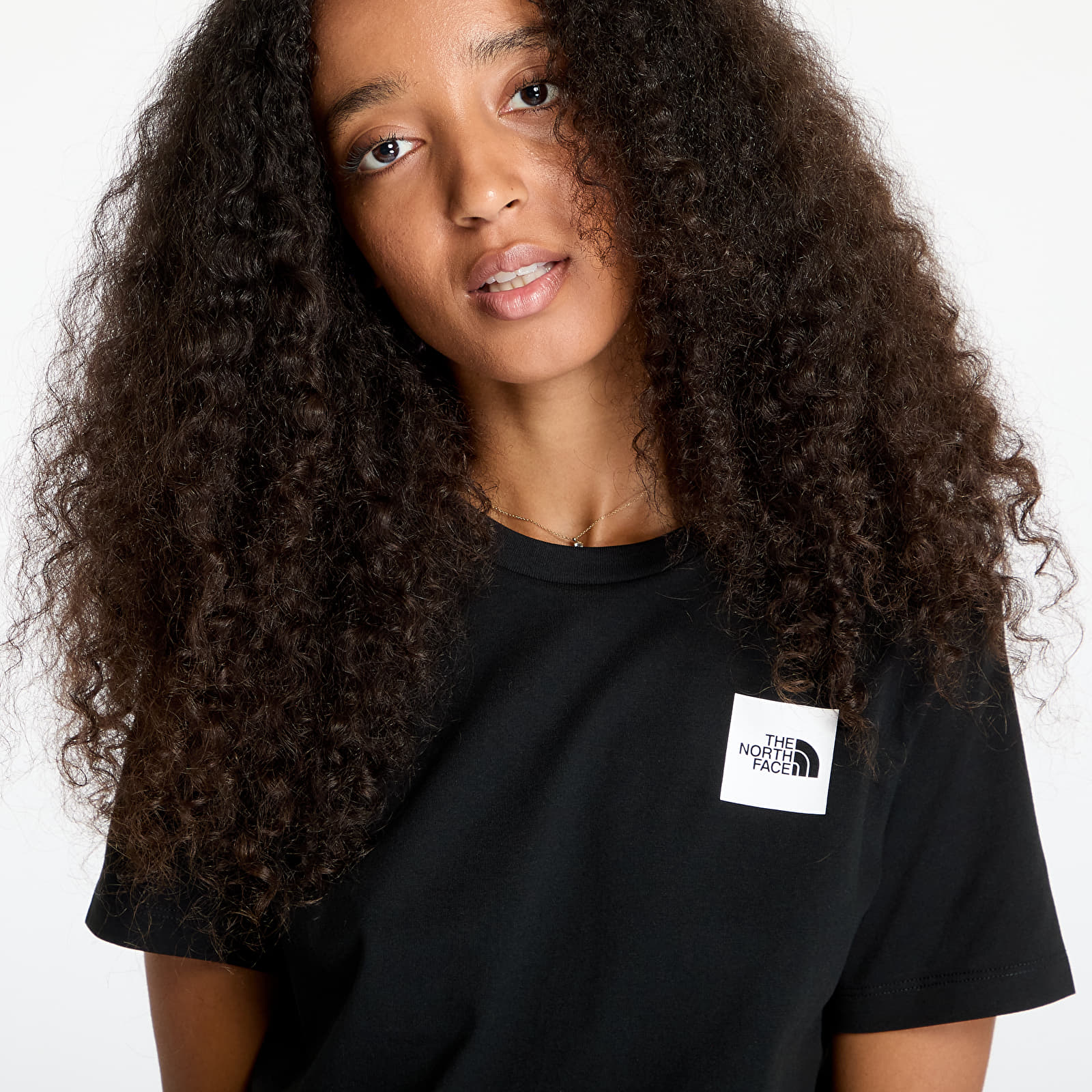 T-skjorter The North Face W Relaxed Fine Short Sleeve Tee Tnf Black