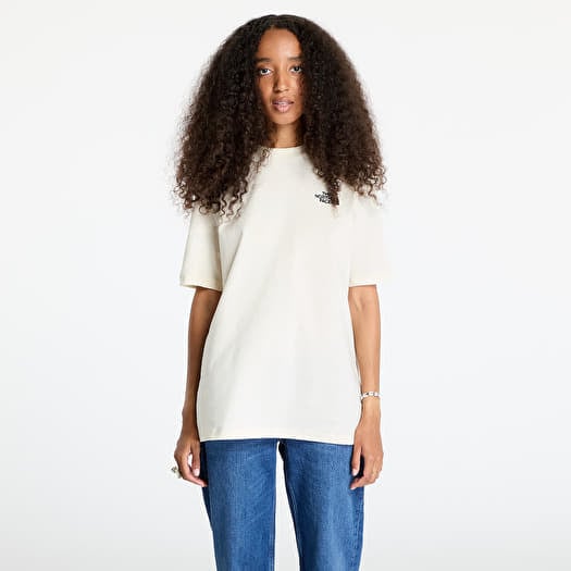 Majica The North Face W Essential Oversized Short Sleeve Tee White Dune