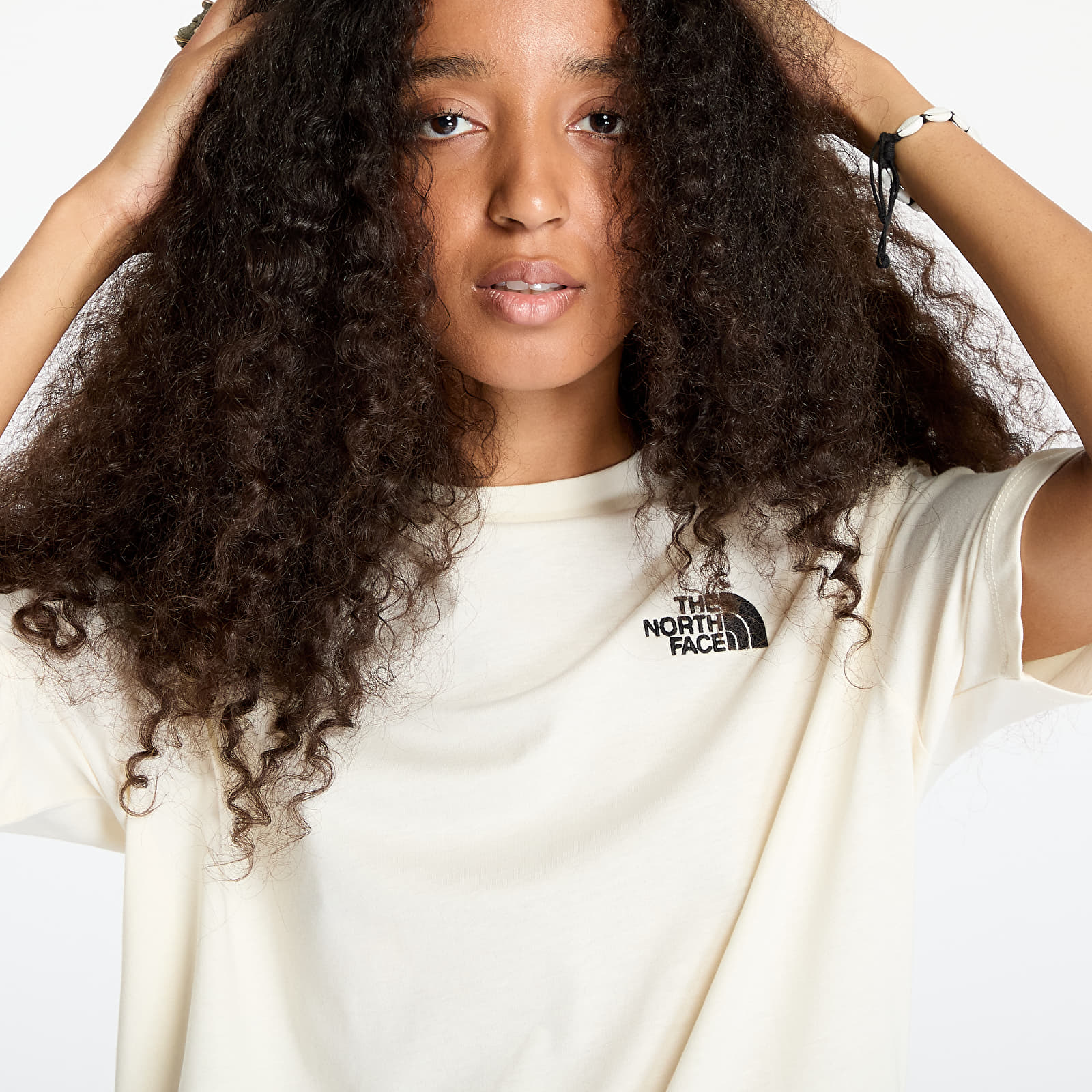 Tričká The North Face W Essential Oversized Short Sleeve Tee White Dune