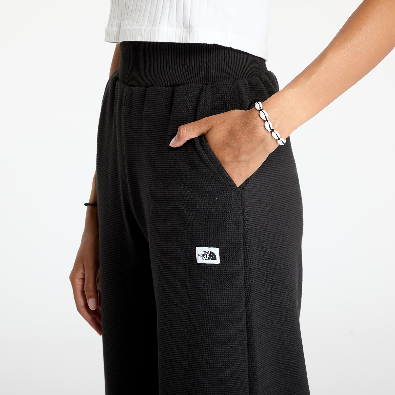 Melegítő The North Face W Hoden Wide Leg Jogger Tnf Black