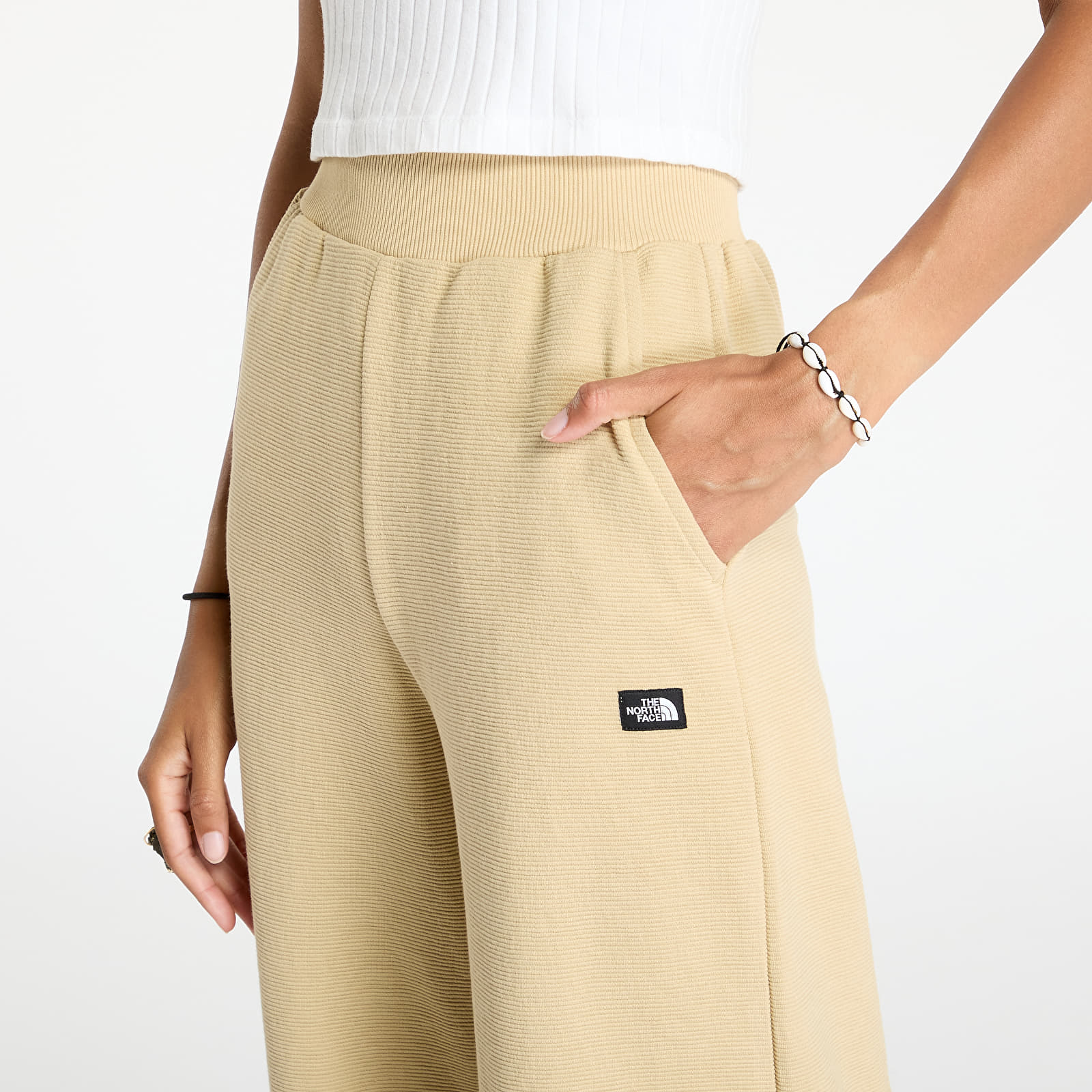Jogginghosen The North Face W Hoden Wide Leg Jogger Khaki Stone