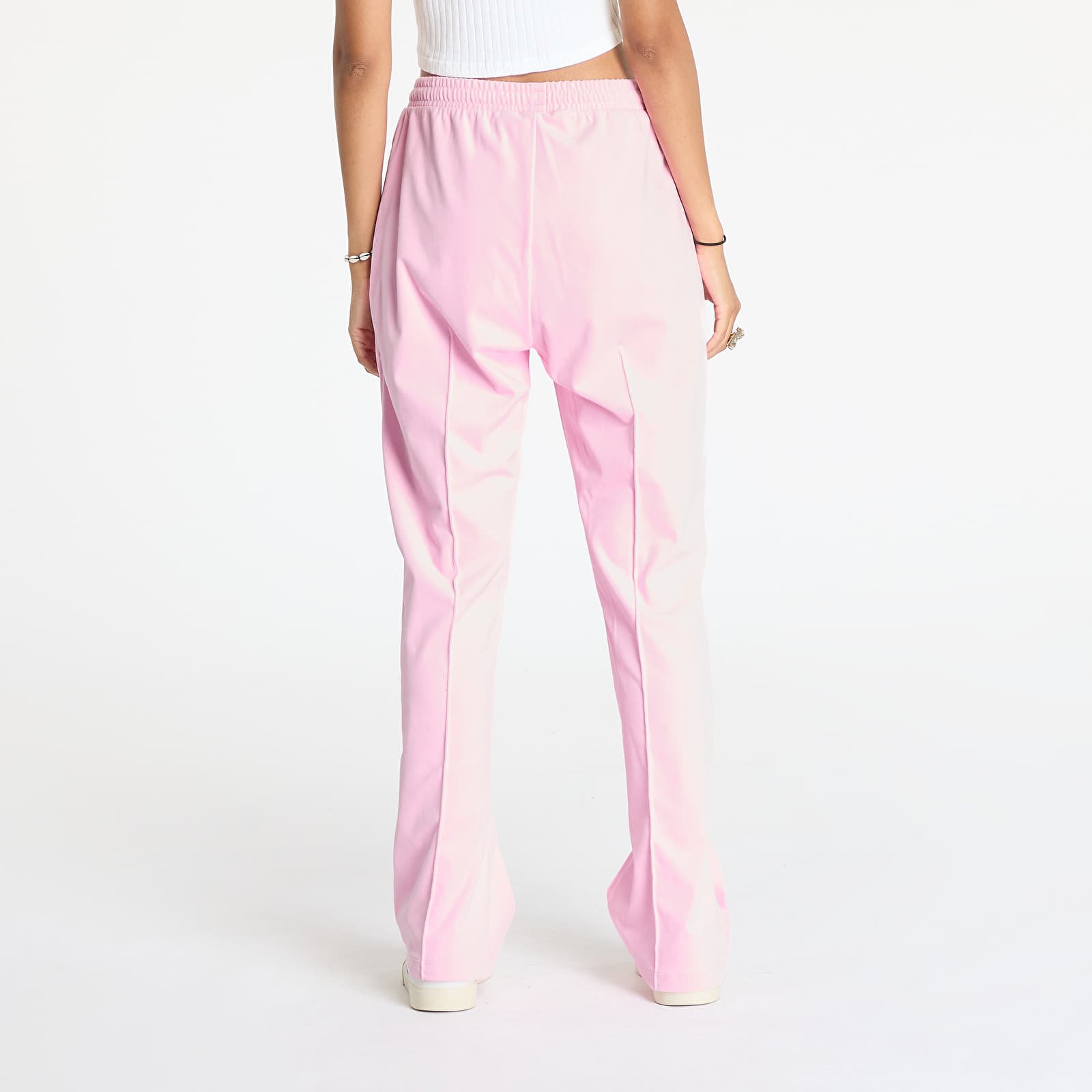 Pantaloni de damă adidas Velour Track Pants True Pink