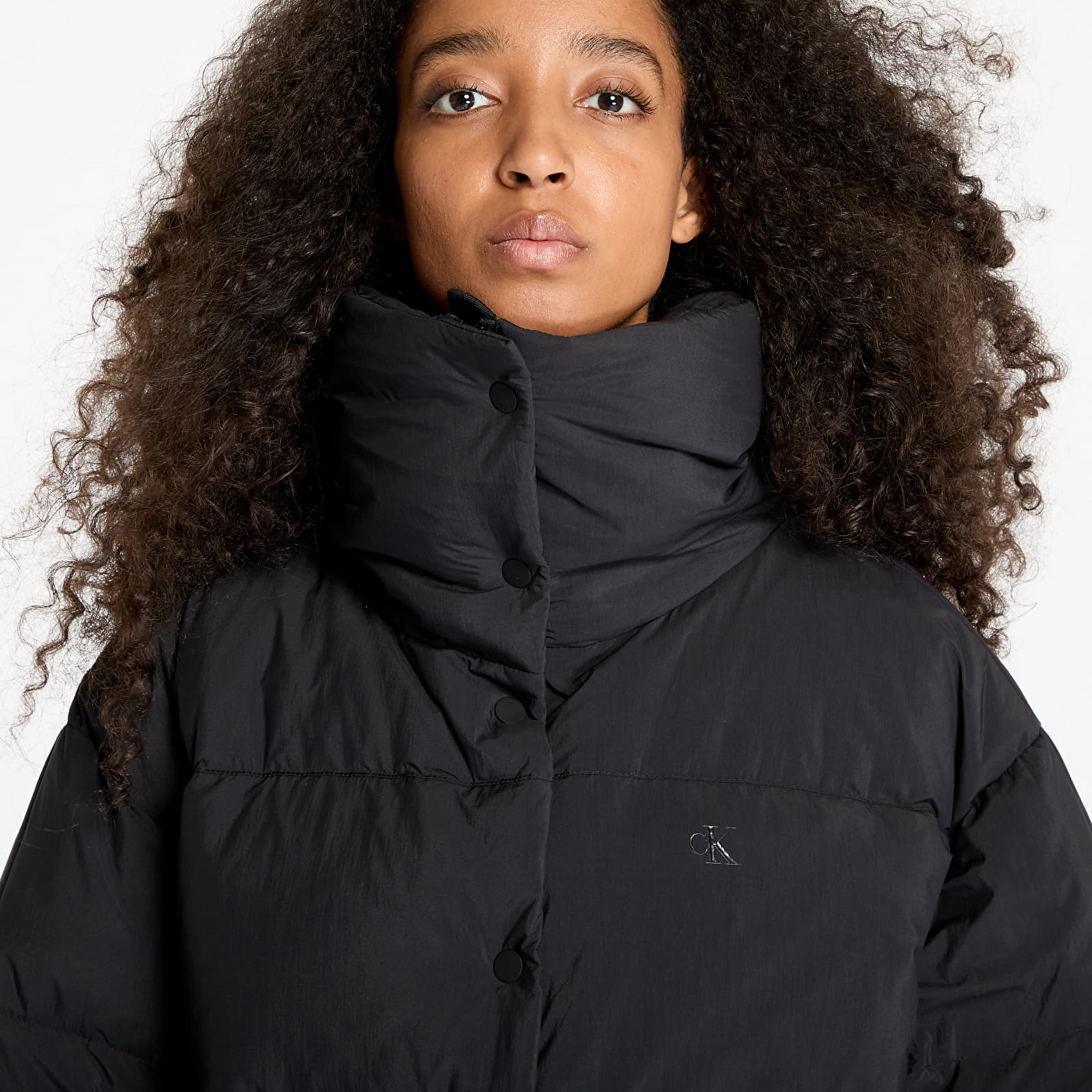 Women's jackets Calvin Klein Jeans Relaxed Puffer Jacket Black