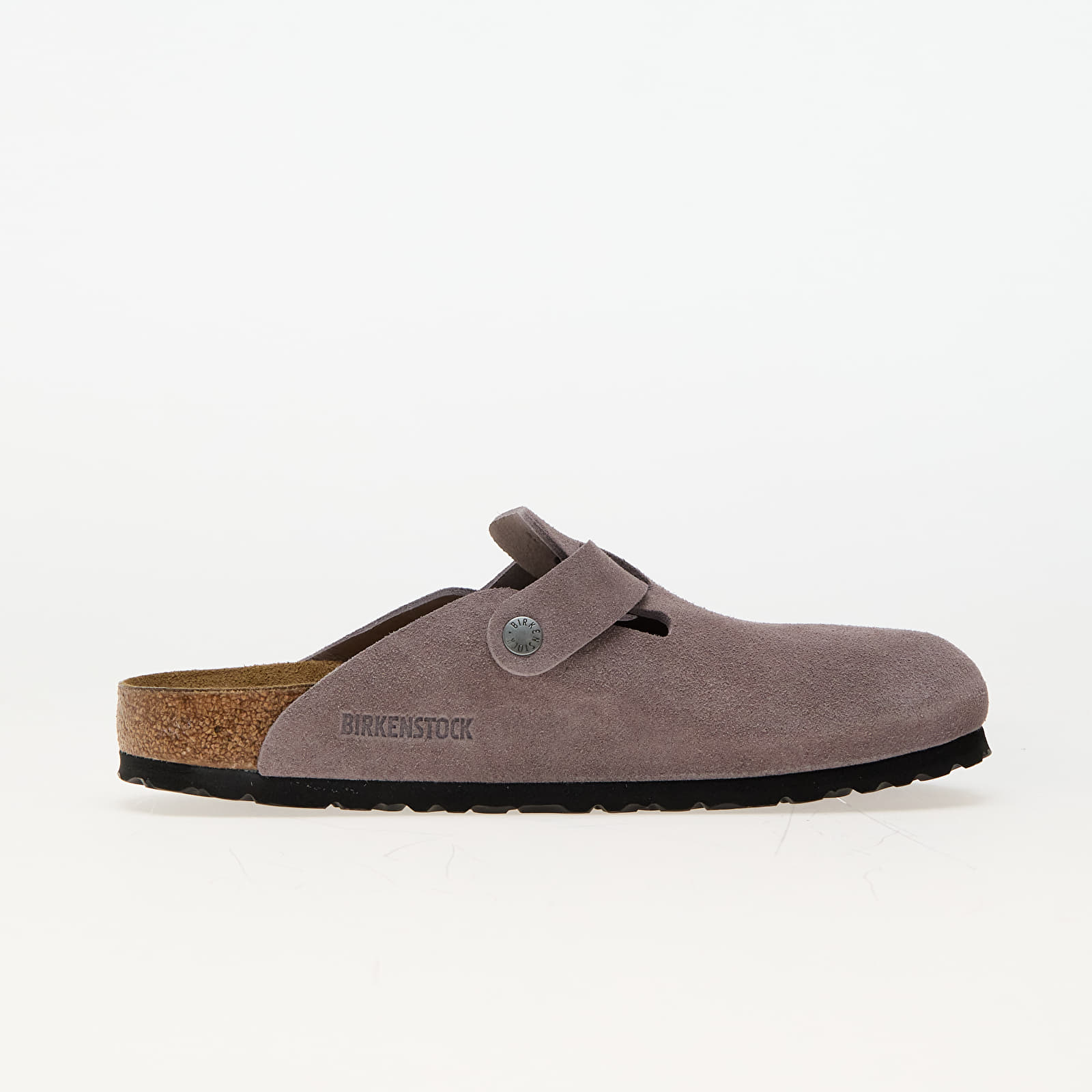 Női cipők Birkenstock Boston Leather Velvet Faded Purple