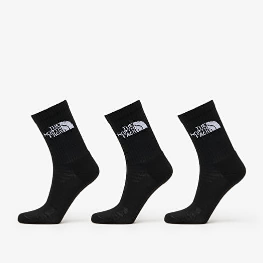 The North Face Multi Sport Cush Crew Sock 3-Pack Tnf Black