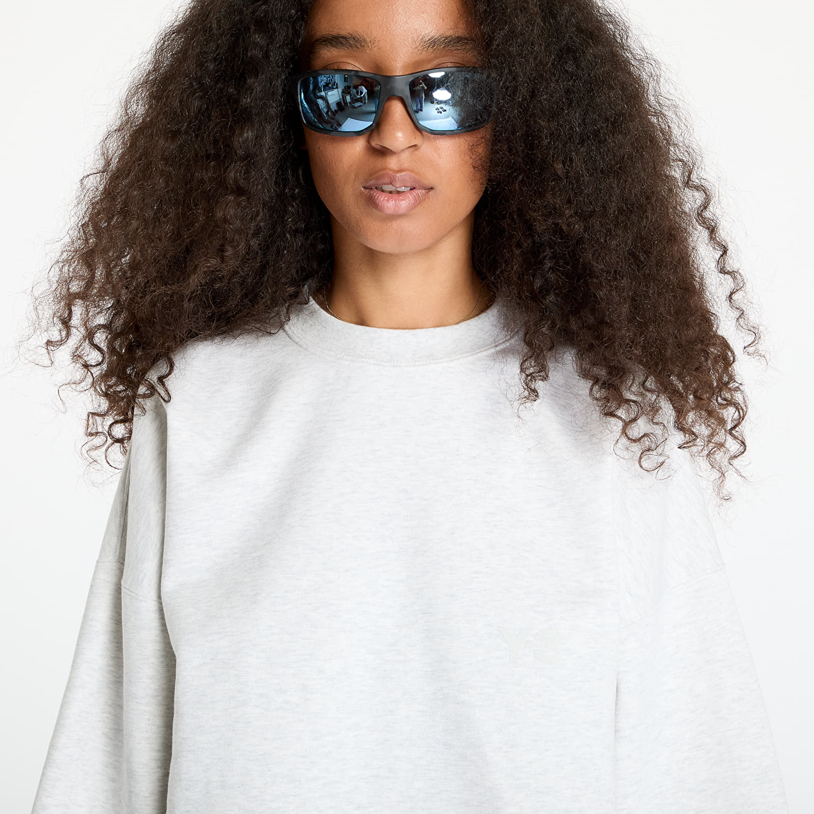 Sweatjacken und Sweatshirts Y-3 Brushed Terry Crew Sweat UNISEX Grey
