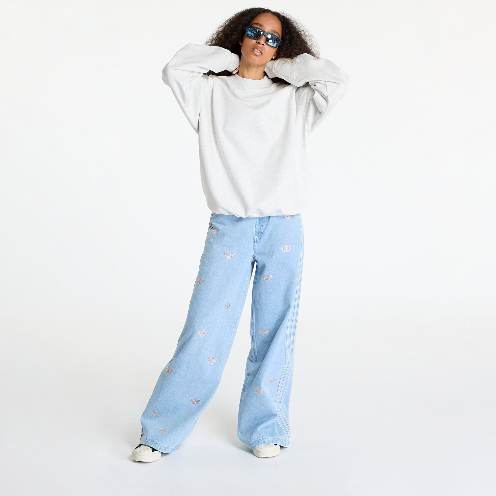 Sweatjacken und Sweatshirts Y-3 Brushed Terry Crew Sweat UNISEX Grey