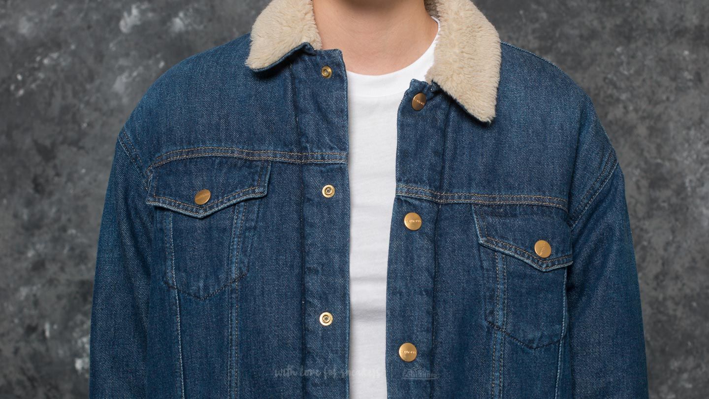 Jakne  Carhartt WIP W Trucker Jacket Blue Dark Prime Stone