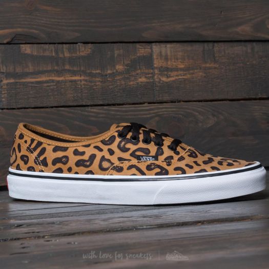 Vans k authentic leopard hot sale
