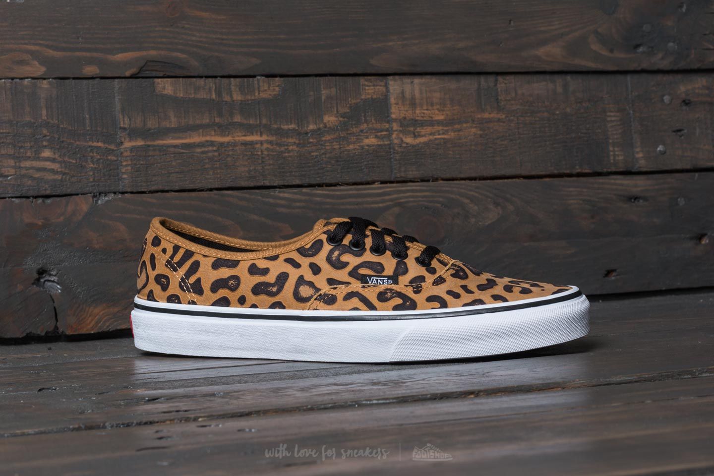 Men s shoes Vans Authentic Leopard Black Medal Bronze Footshop