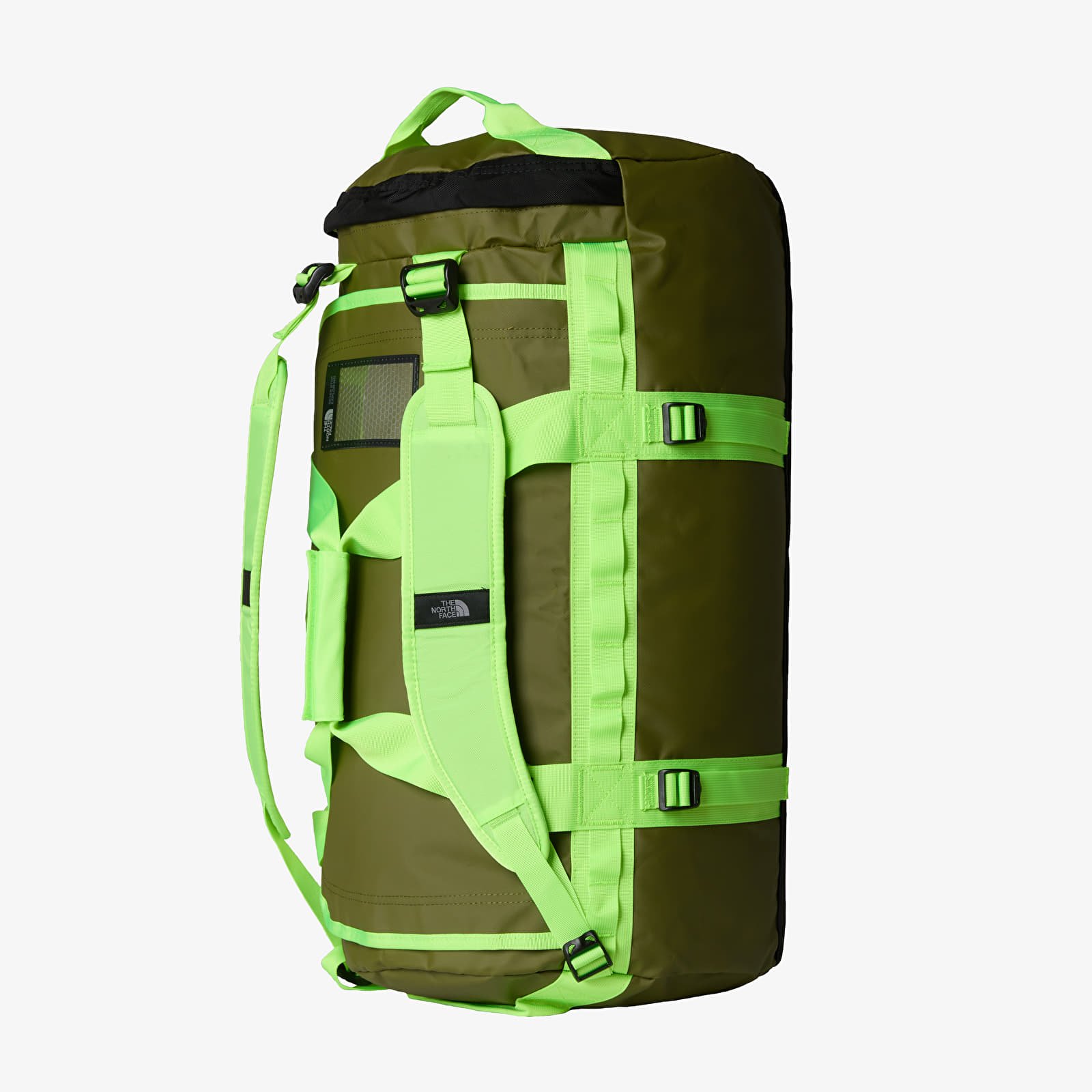 Duffle bag The North Face Base Camp Duffel M Forest Olive Safety Green Footshop
