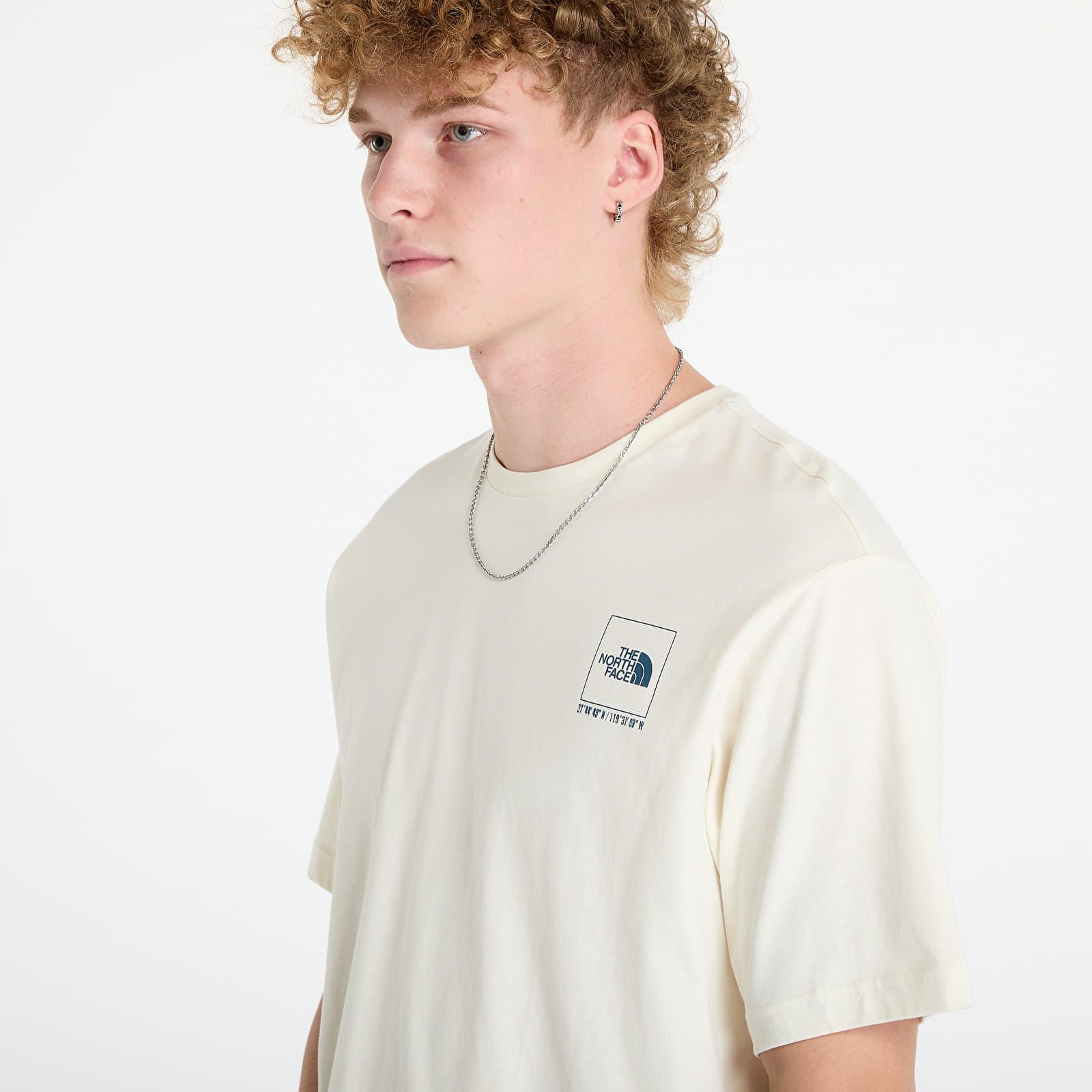 T-skjorter for menn The North Face M Coordinates Tee S/S White Dune