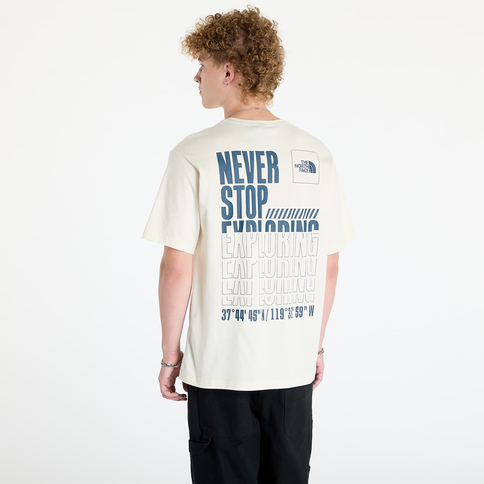 T-skjorter for menn The North Face M Coordinates Tee S/S White Dune