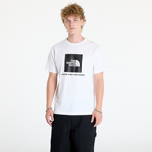 The North Face Short Sleeve Raglan Redbox Tee Tnf White