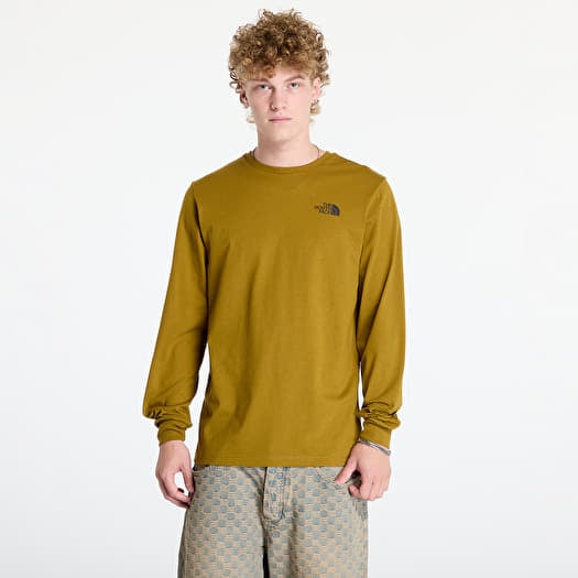 The North Face M L/S Box Nse Tee Moss Green