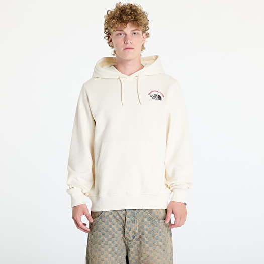 Men s hoodies The North Face Expedition System Graphic Hoodie White Dune Footshop