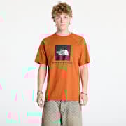 The North Face M S/S Raglan Redbox Tee Earthen Copper