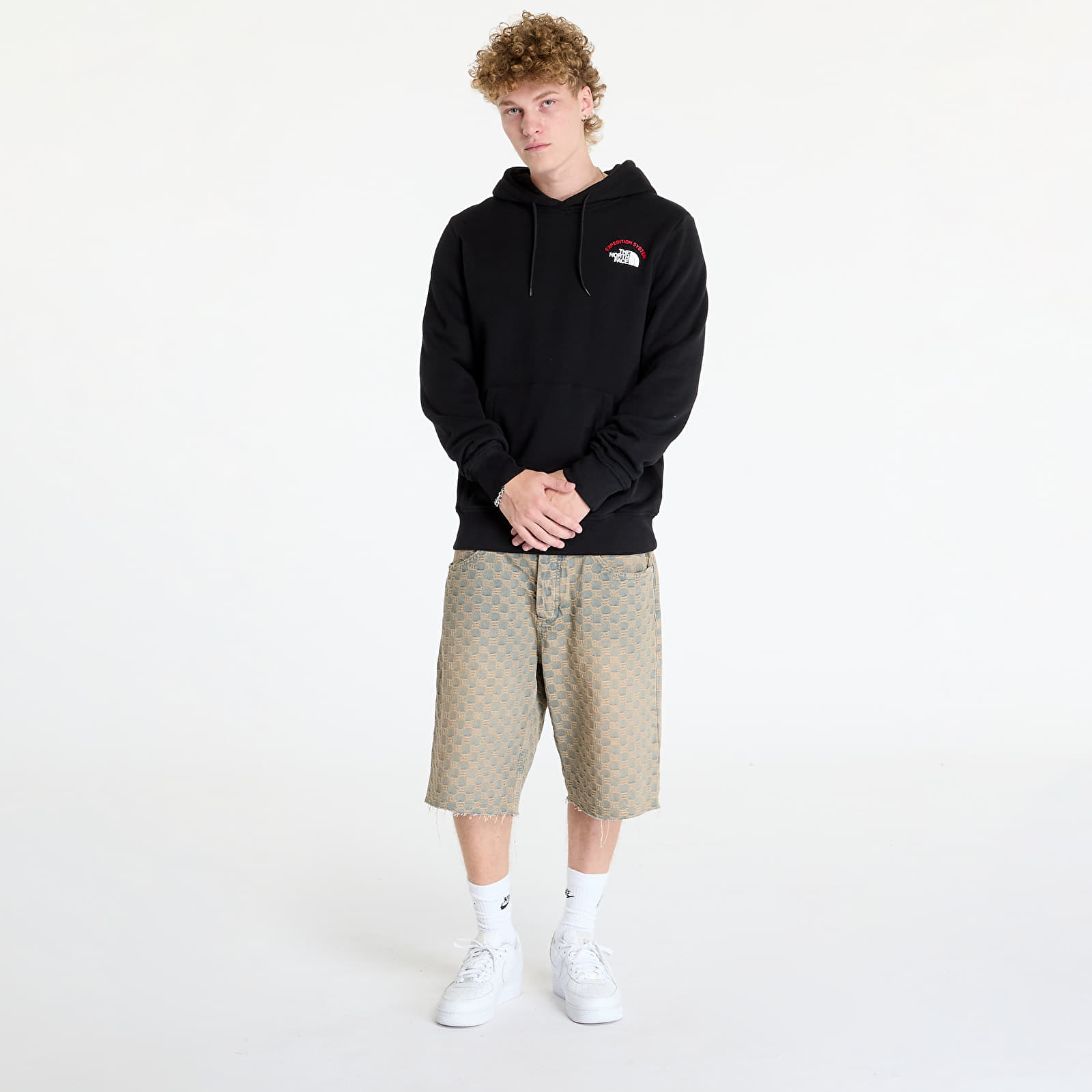 Bluzy z kapturem The North Face M Hoodie Expedition System Graphic Tnf Black