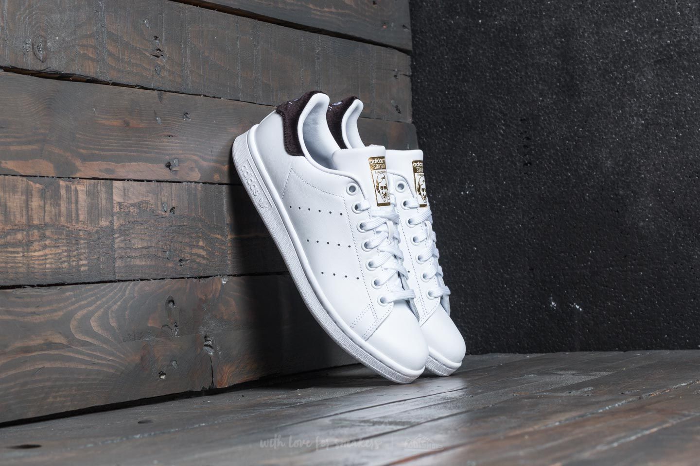 Női cipők adidas Stan Smith J Ftw White/ Ftw White/ Core Black