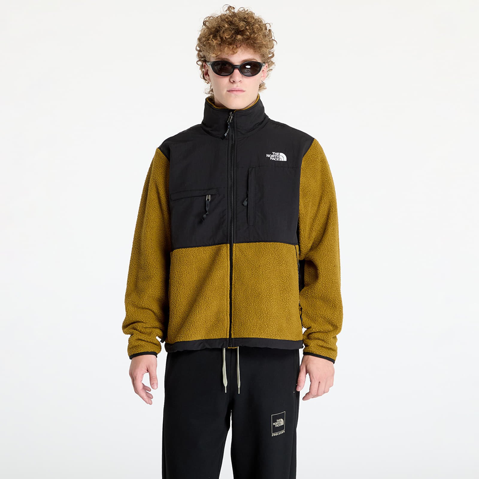 Jacheta The North Face M Retro Denali Jacket Moss Green/Tnf Black M
