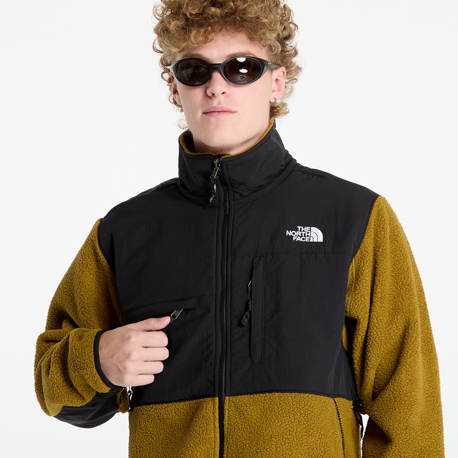 Kavajer för män The North Face M Retro Denali Jacket Moss Green/Tnf Black