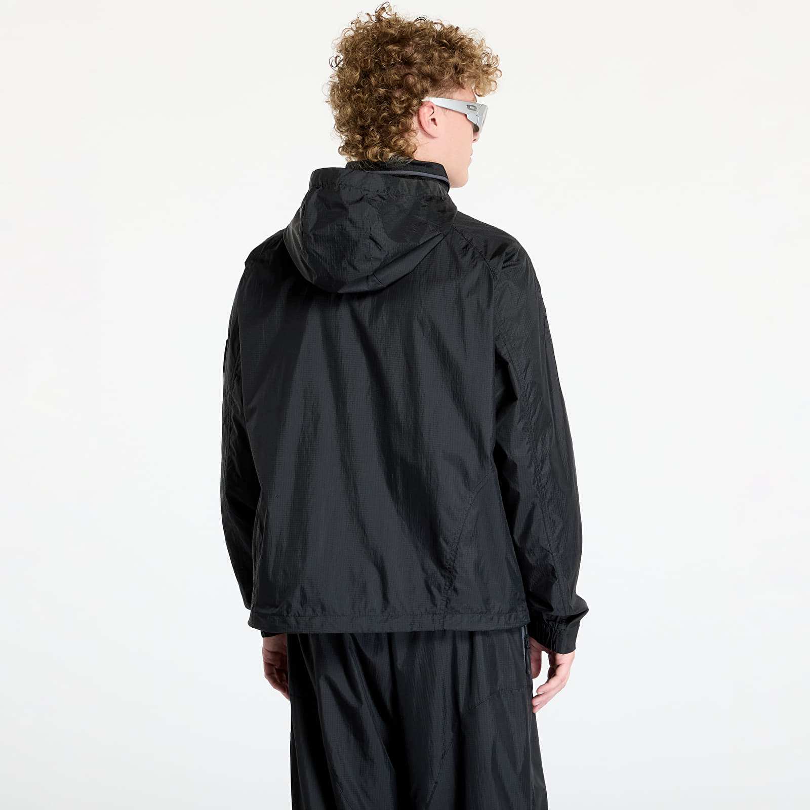 The North Face giacca Wind Shell Full Zip uomo colore grigio NF0A879FRPI1