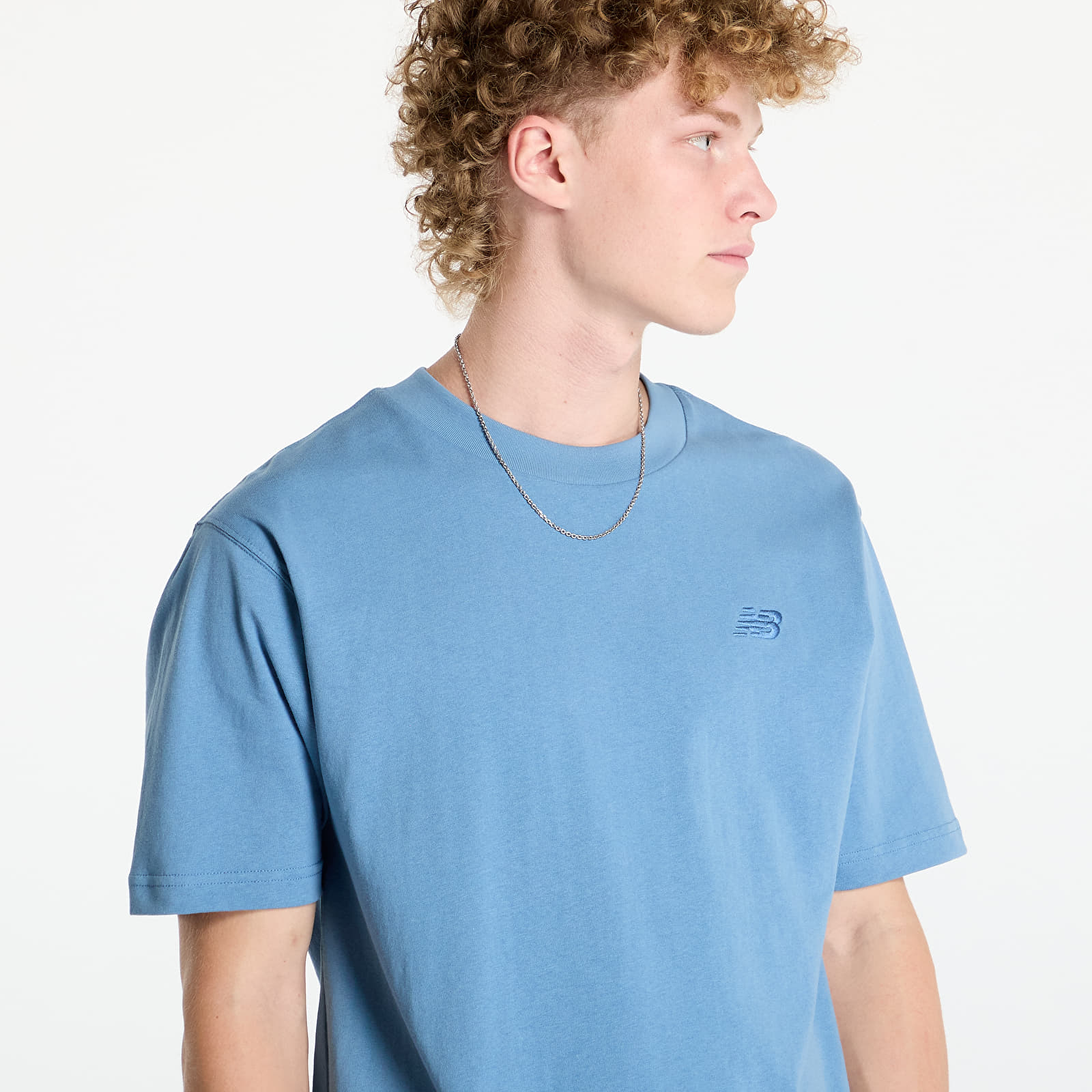T-Shirts New Balance Athletics Cotton T-Shirt Heron Blue