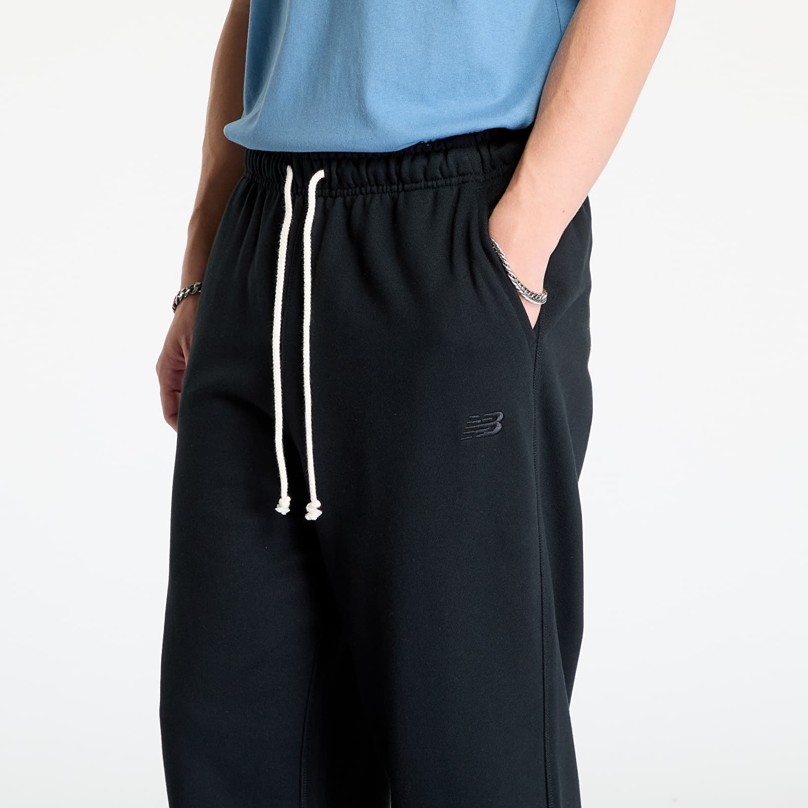 Melegítő New Balance Athletics French Terry Jogger Black
