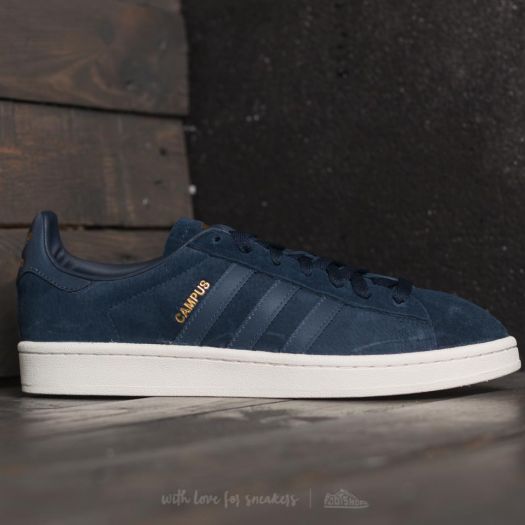 Adidas campus navy gold discount