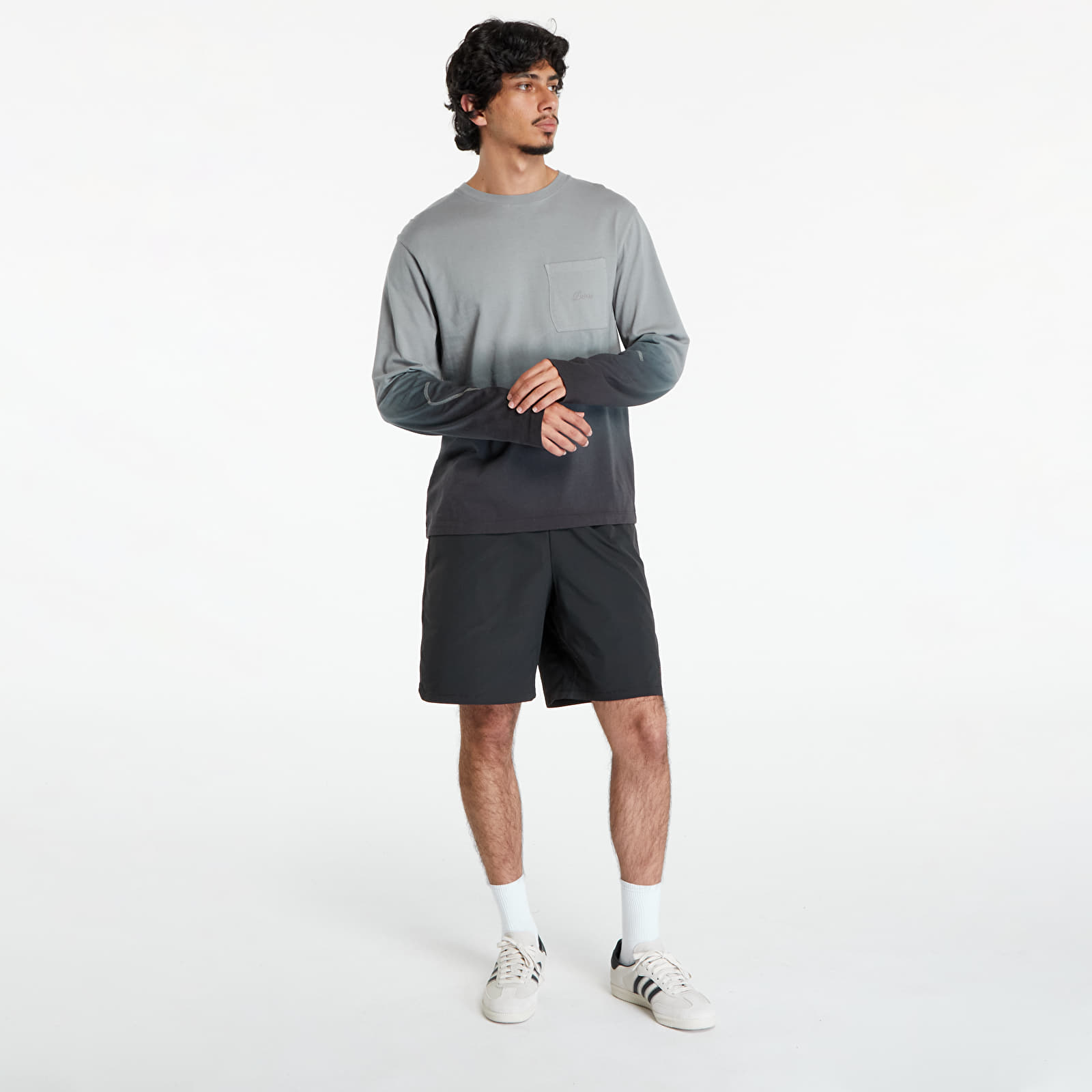 T-Shirts Dime Gradient Long Sleeve T-Shirt UNISEX Charcoal