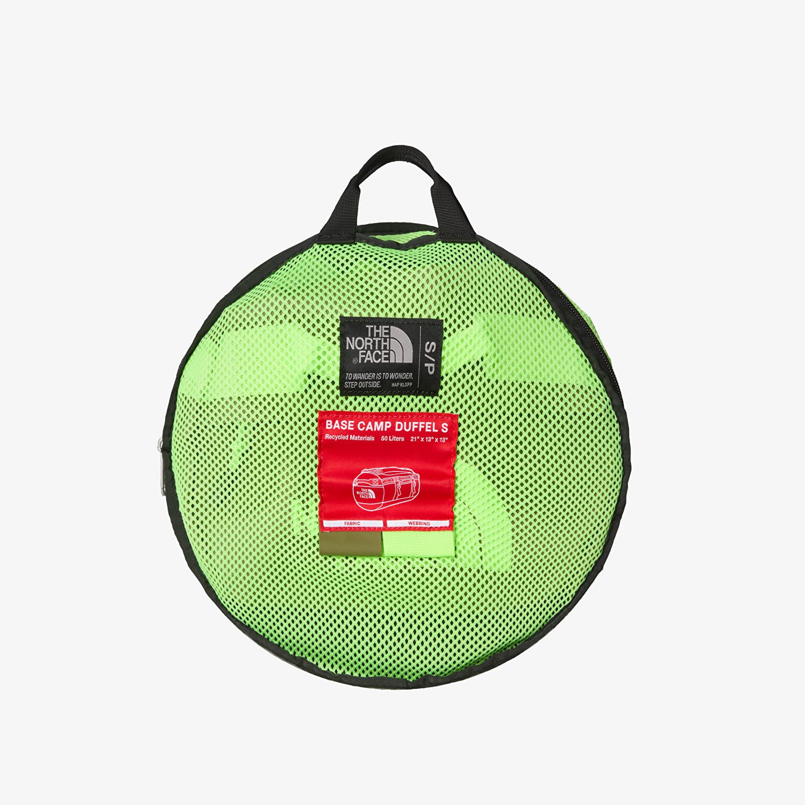 Duffle bag The North Face Base Camp Duffel - S Forest Olive/Safety Green