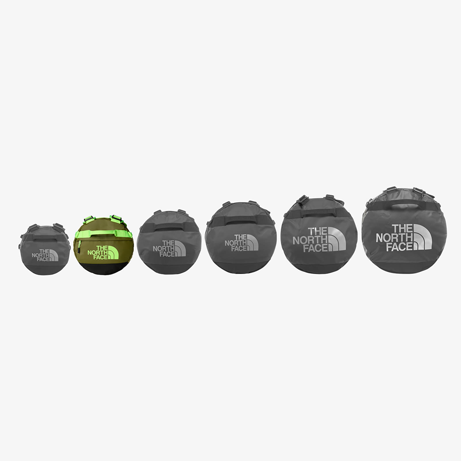 Duffle bag The North Face Base Camp Duffel - S Forest Olive/Safety Green
