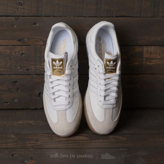 Adidas samba weiß gold best sale