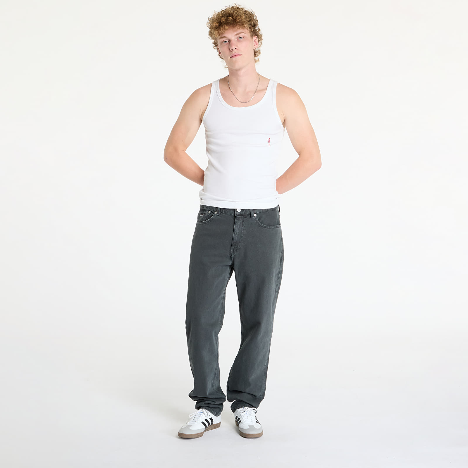Džíny Tommy Jeans Ryan Regular Straight Pants Gray