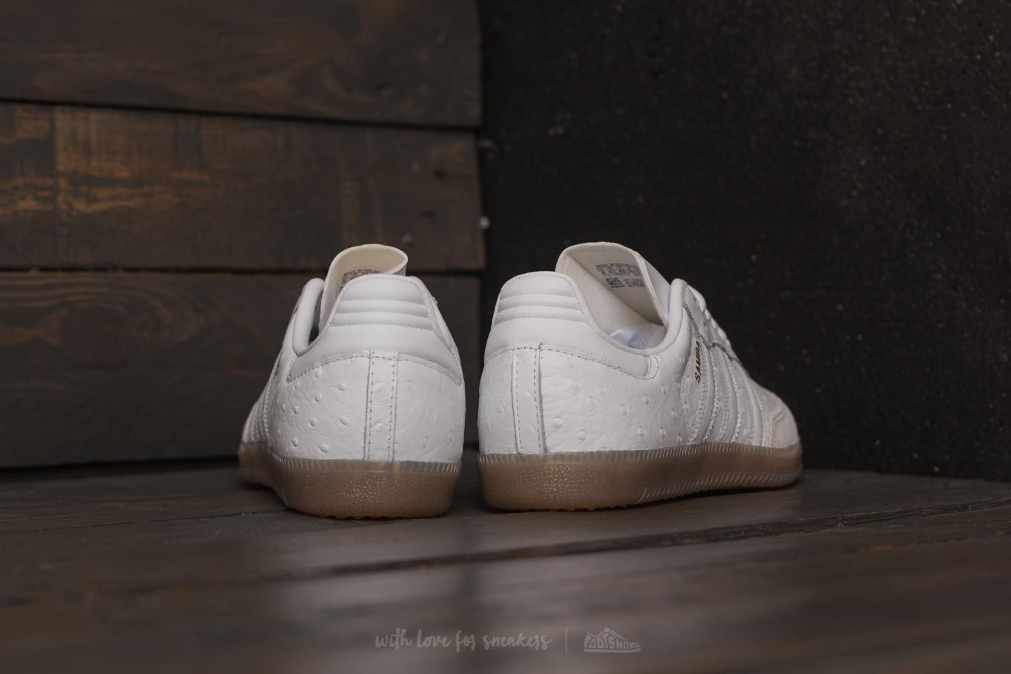 Women's shoes adidas Samba W Ftw White/ Ftw White/ Gold Metalic