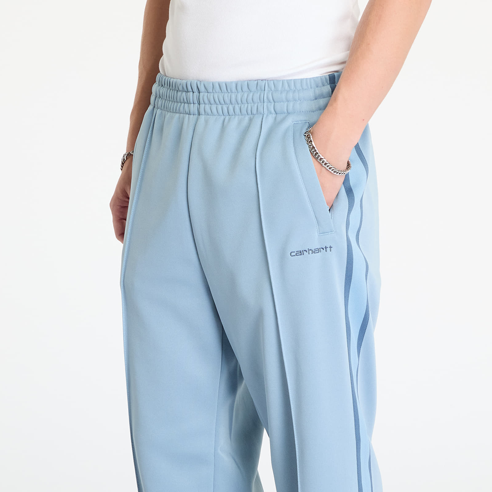 Jogger Pants Carhartt WIP Bolan Sweat Pant Dusty Ice/ Positano
