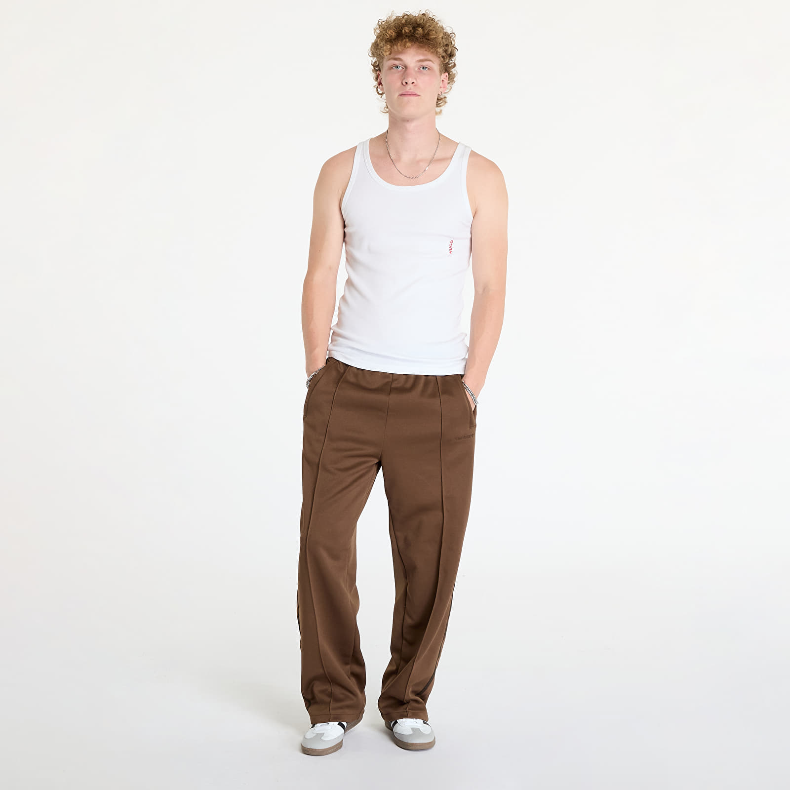 Jogginghosen Carhartt WIP Bolan Sweat Pant Chocolate/ Tobacco