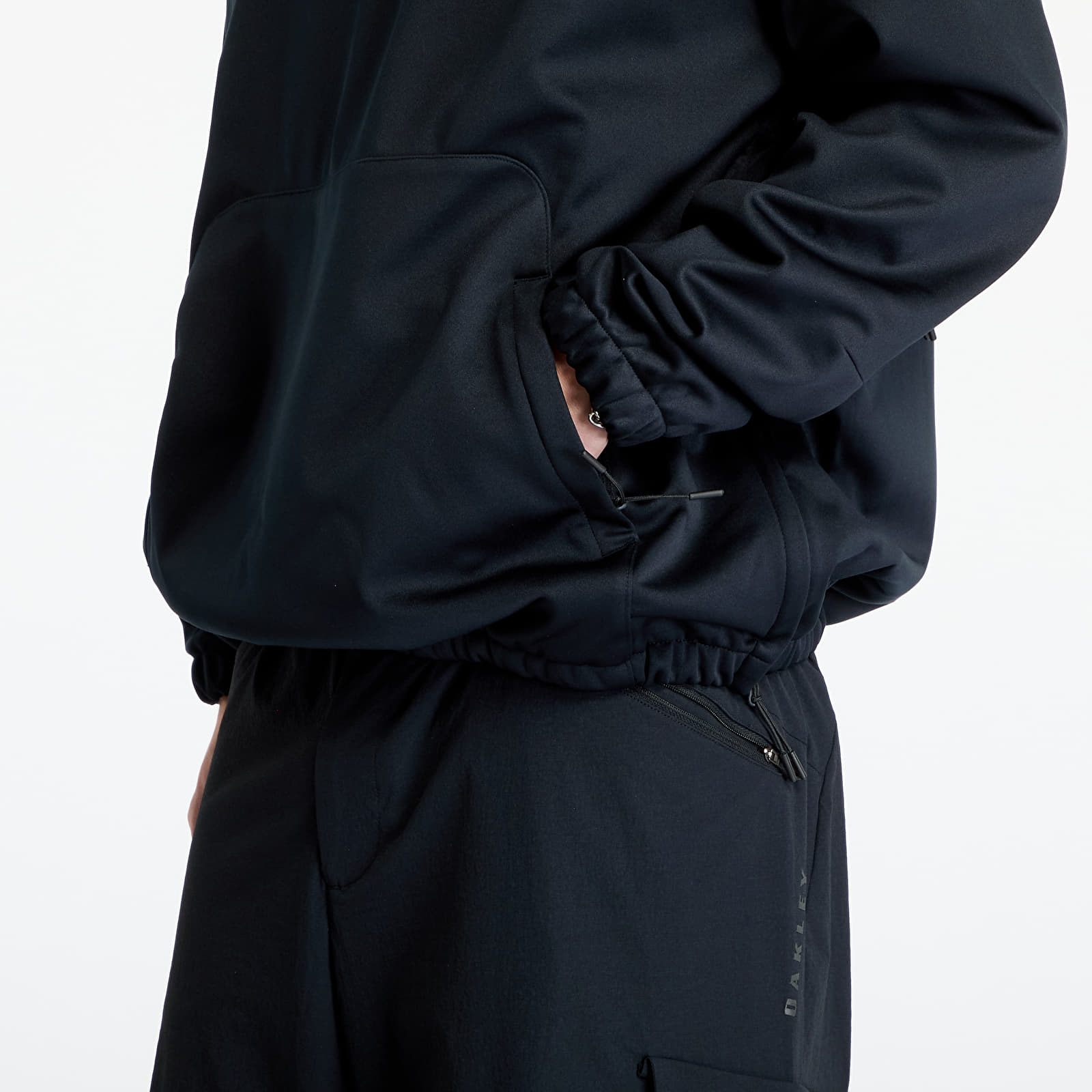 Hoodies für Männer Oakley Solar Rail Softshell Hoodie Blackout