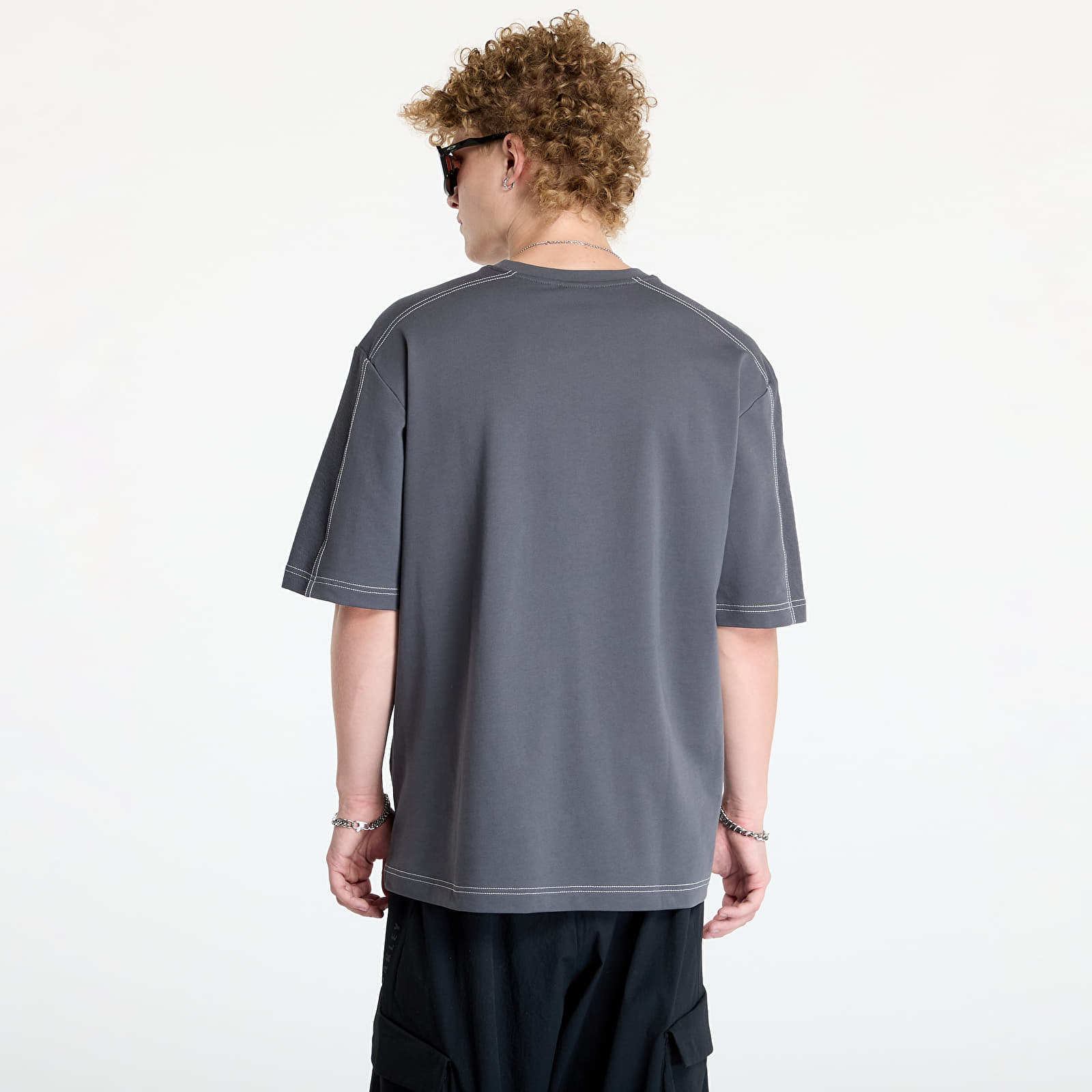 Pánske tričká Oakley Dual French Terry Tee Uniform Grey