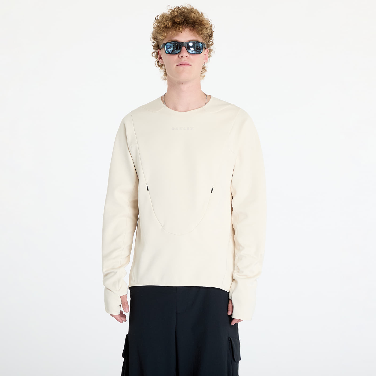 Mikina Oakley Latitude Flex Tech Fleece Sweatshirt Beige L