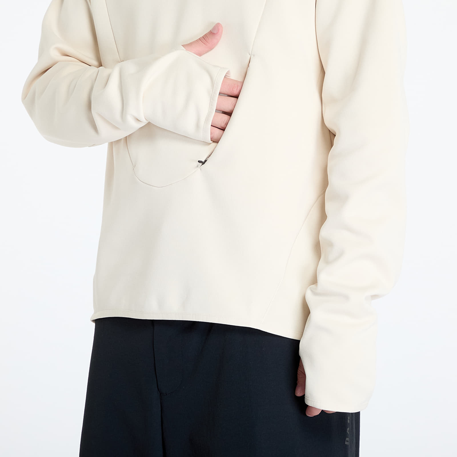 Férfi kapucnis pulcsik Oakley Latitude Flex Tech Fleece Sweatshirt Beige