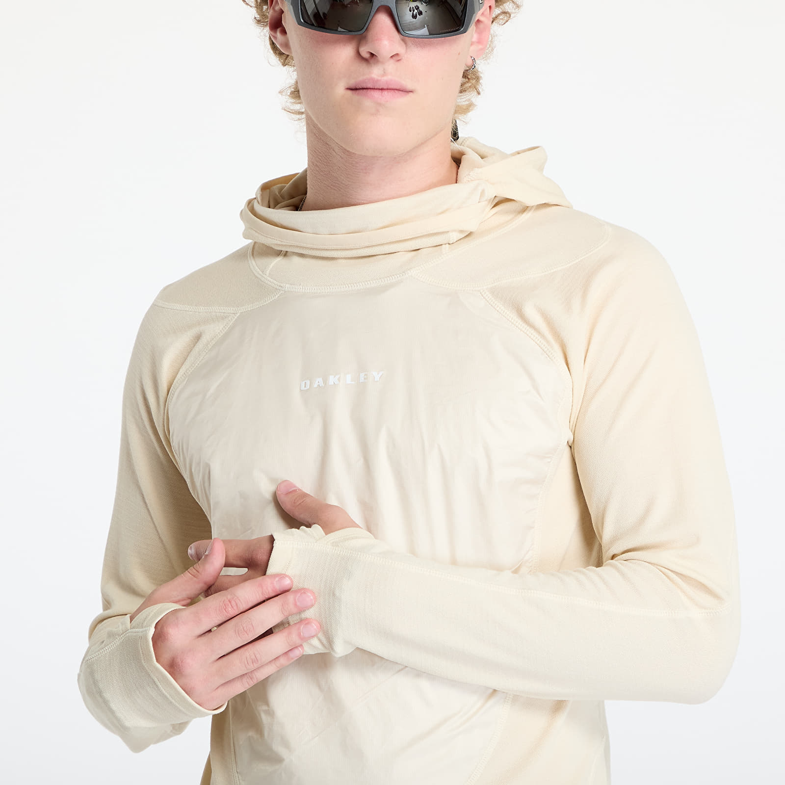 Férfi pólok Oakley Latitude Flex Baselayer White Birch