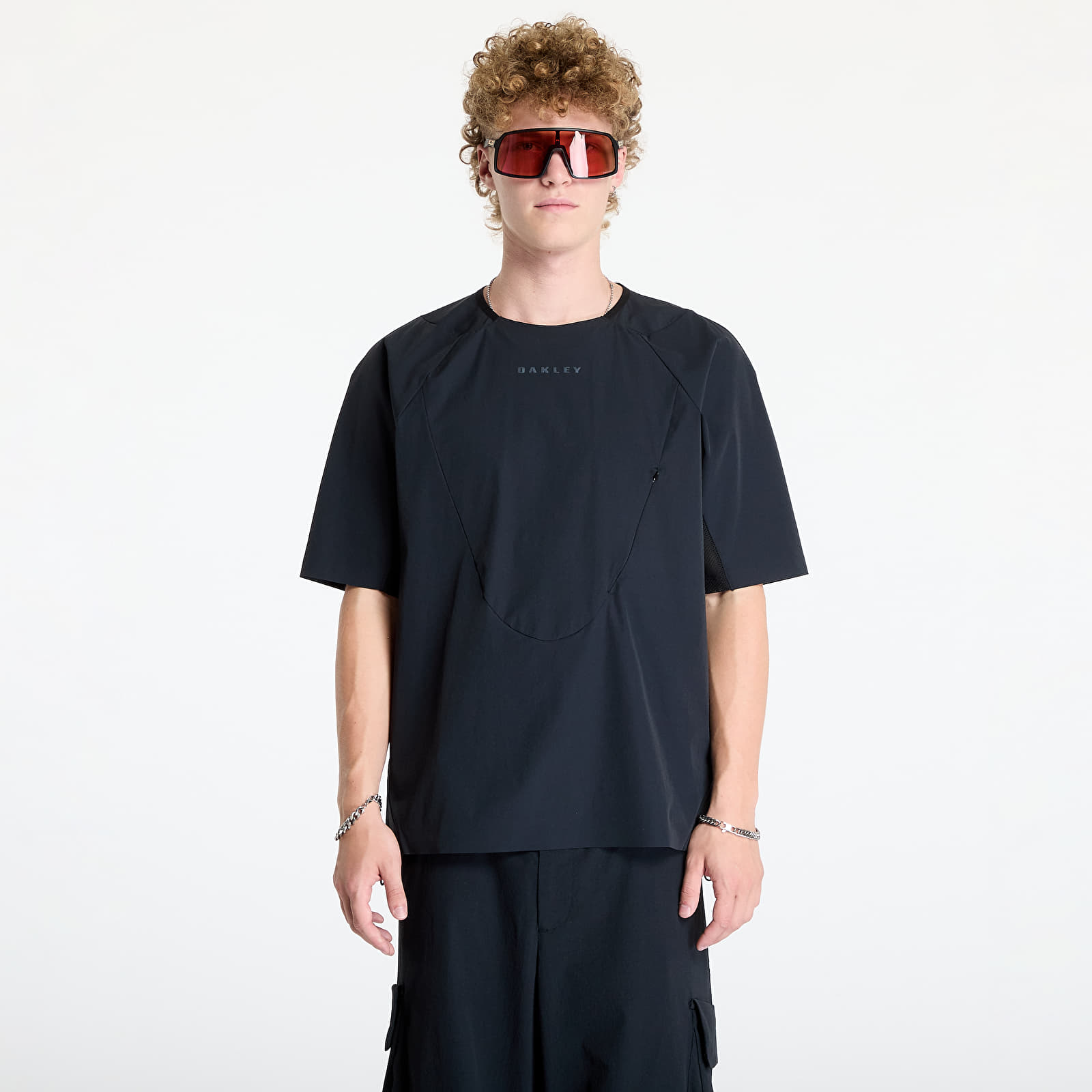 Férfi pólok Oakley Latitude Flex Tech Tee Blackout