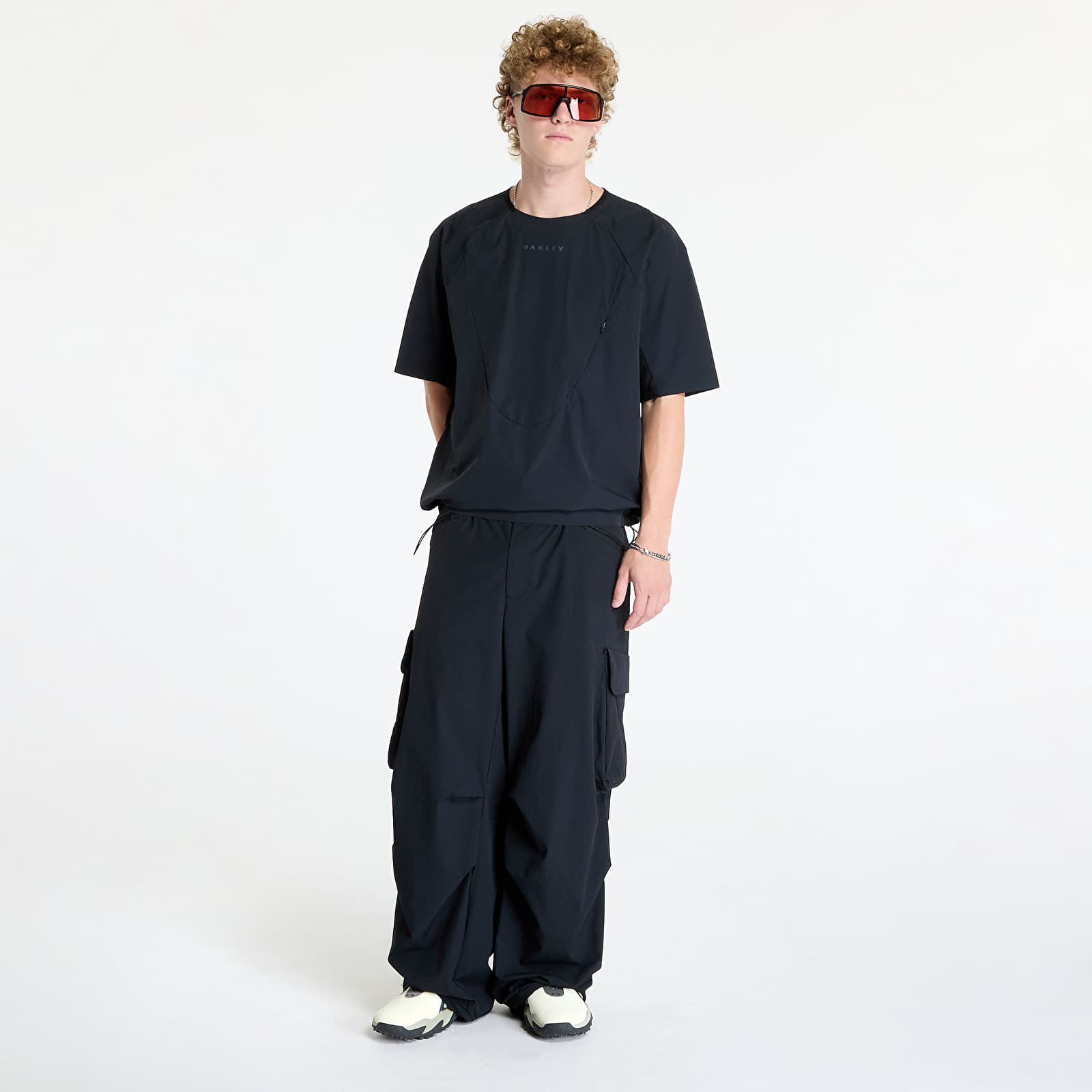 Férfi pólok Oakley Latitude Flex Tech Tee Blackout