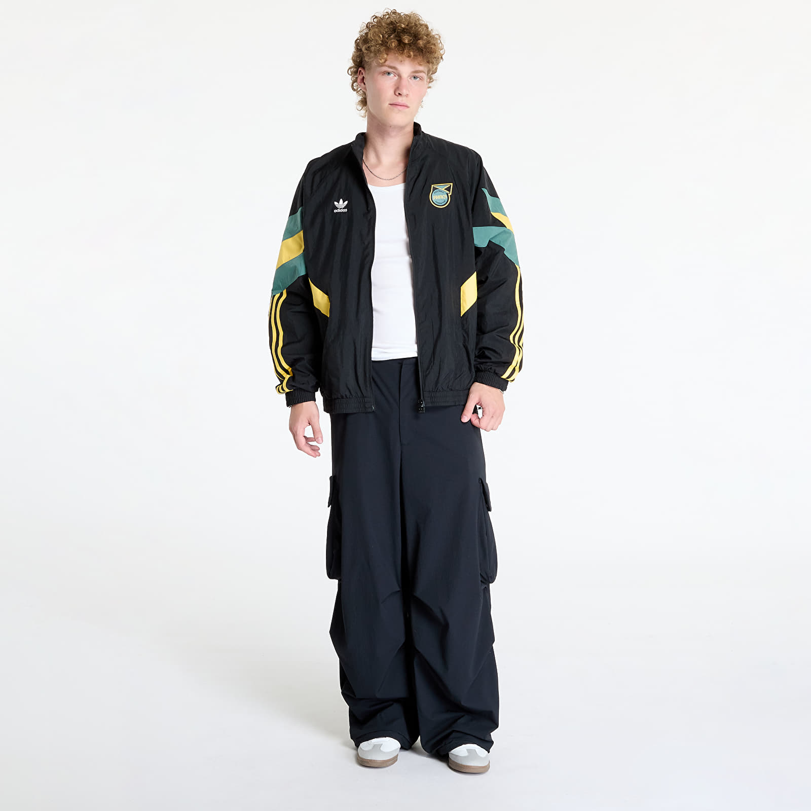 Moške jakne adidas Jamaica Original Track Top Black