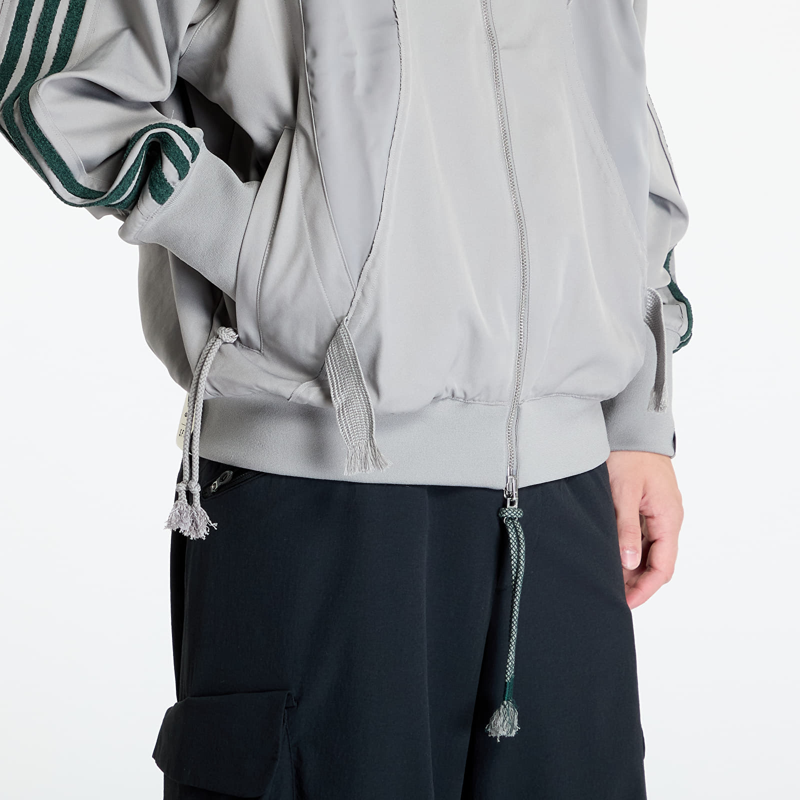 Men's jackets adidas Song For The Mute Adi004 Jacket Dove Grey/ Collegiate Green