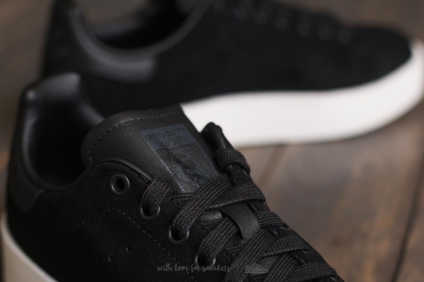 Women s shoes adidas Stan Smith Bold W Core Black Core Black Off White Footshop
