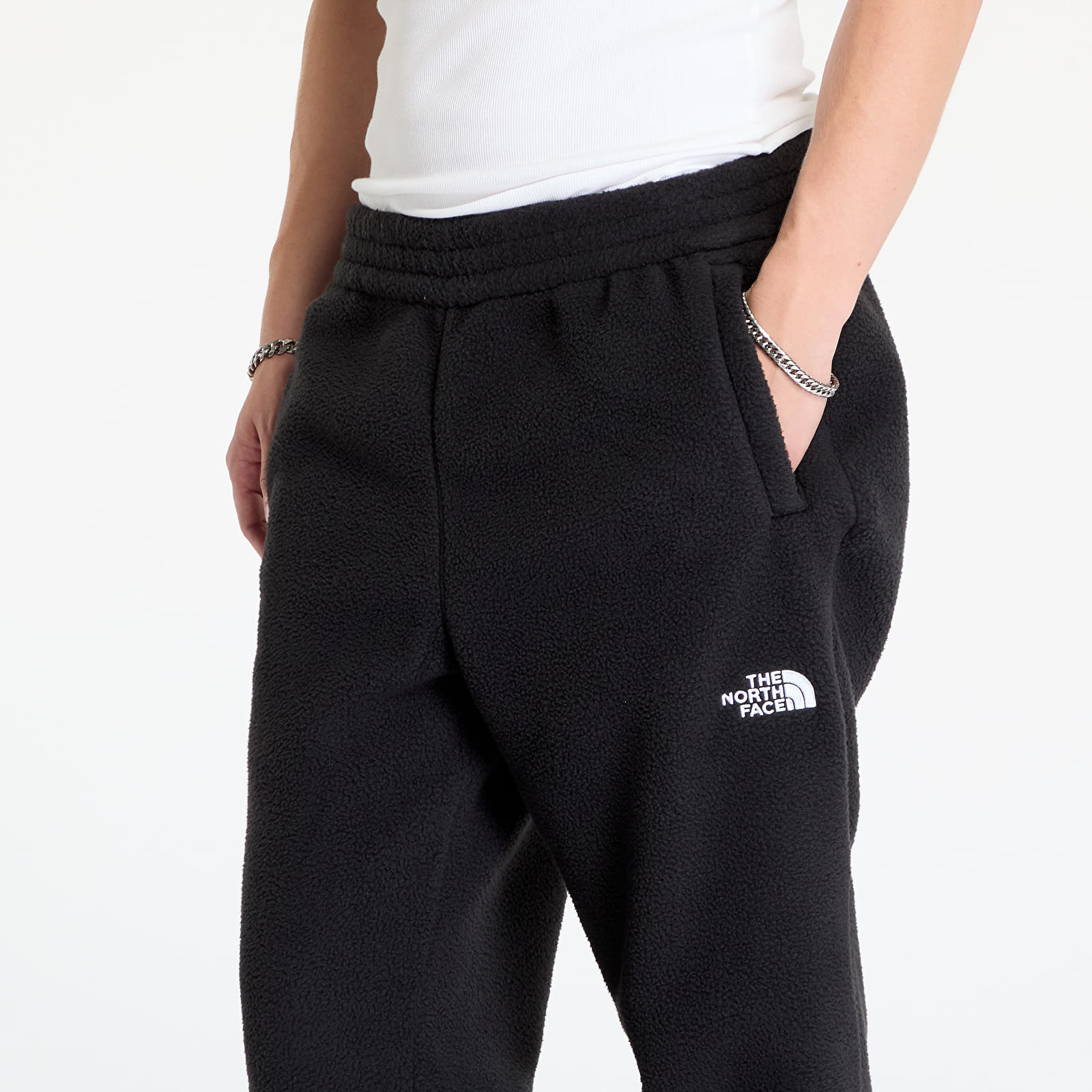 Férfi nadrágok The North Face M Fleeski Pants Tnf Black