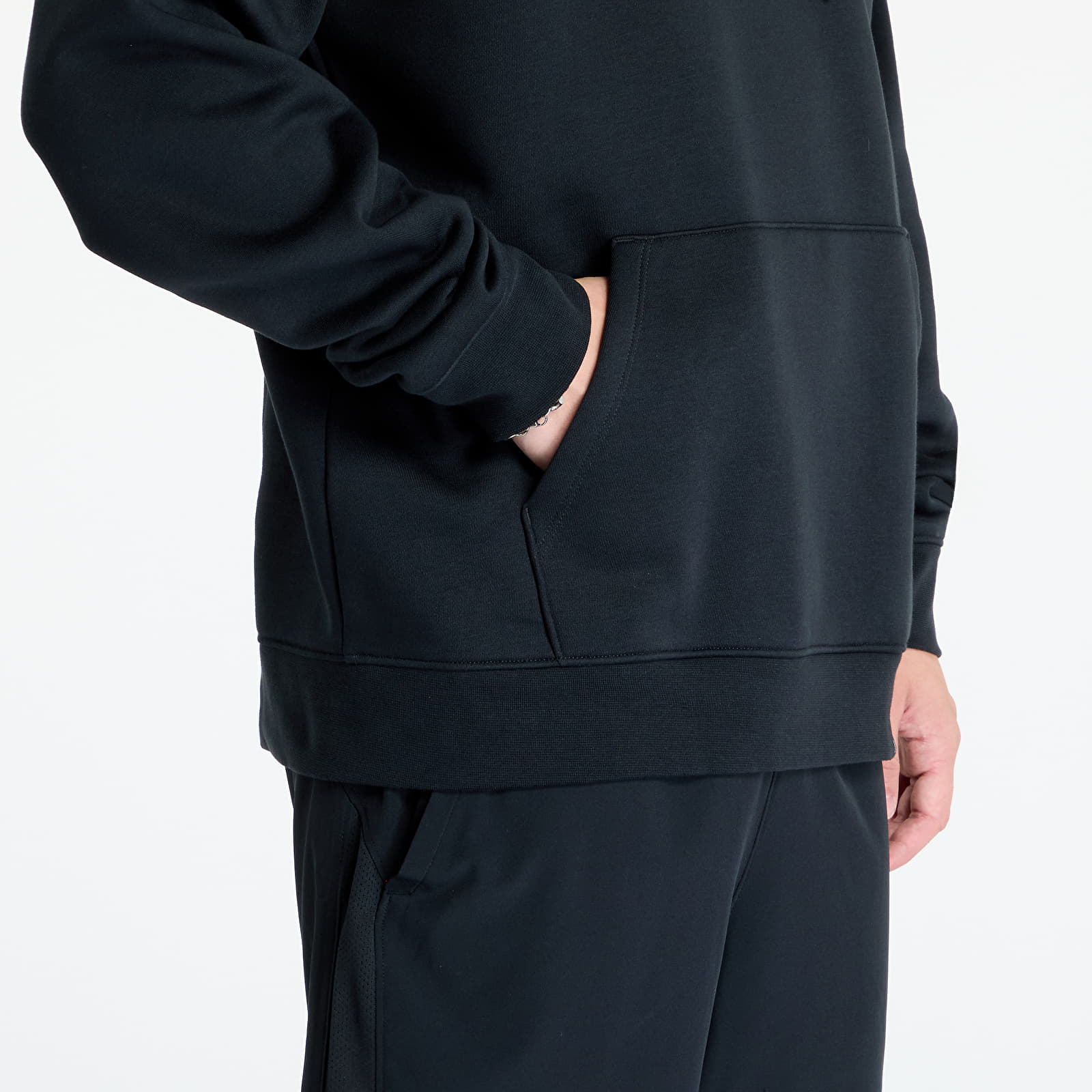 Pánské mikiny Under Armour Project Rock Icon Fleece Hoody Black