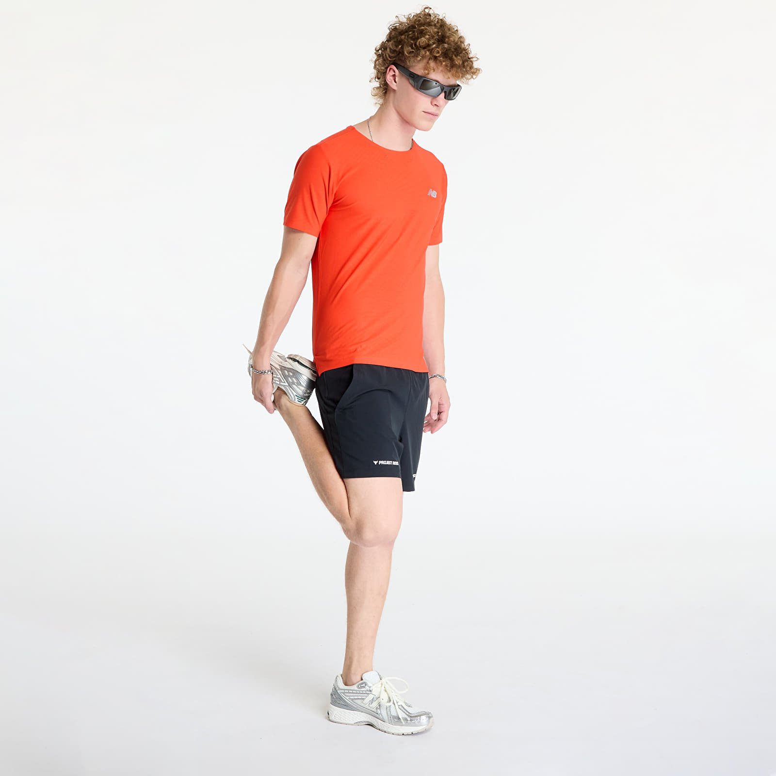 T-shirty męskie New Balance Athletics Jacquard T-Shirt Neoflame